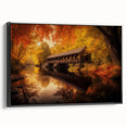 Framed canvas featuring a black and white vintage poster art of a landscape, ideal for bedroom wall decor.