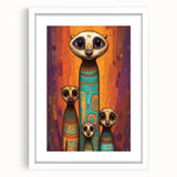 Elegant white frame with a mat, showcasing a beautifully crafted artwork, perfect for home decor. The front view highlights the frame's sleek design and clean lines, enhancing the artwork's visual appeal. Ideal for interior styling and art enthusiasts.