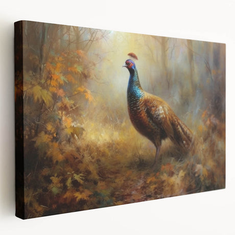 Stretched canvas side view showcasing vibrant African tribal art design, featuring rich colors and intricate patterns, ideal for home decor enhancement.