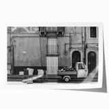 Extra large rolled canvas print featuring a floral design in pastel shades, ideal for dining room or bathroom wall art.