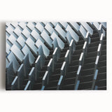 Large black and white abstract acrylic print on canvas, ideal for kitchen wall art.