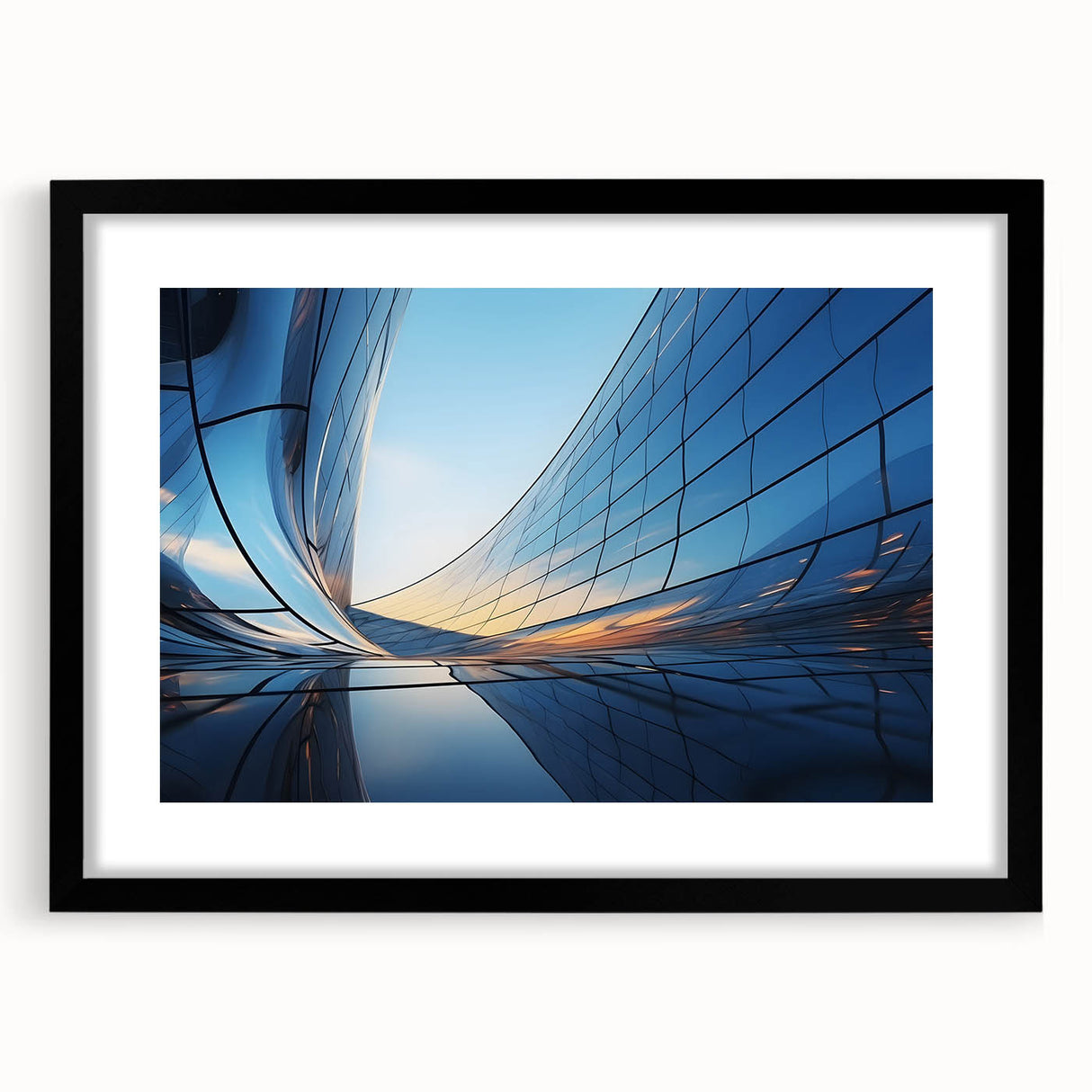 Extra large abstract art print featuring textured swirls in vibrant colors on a black framed canvas.