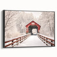 Framed canvas of a black and white vintage landscape painting, ideal for bedroom decor.