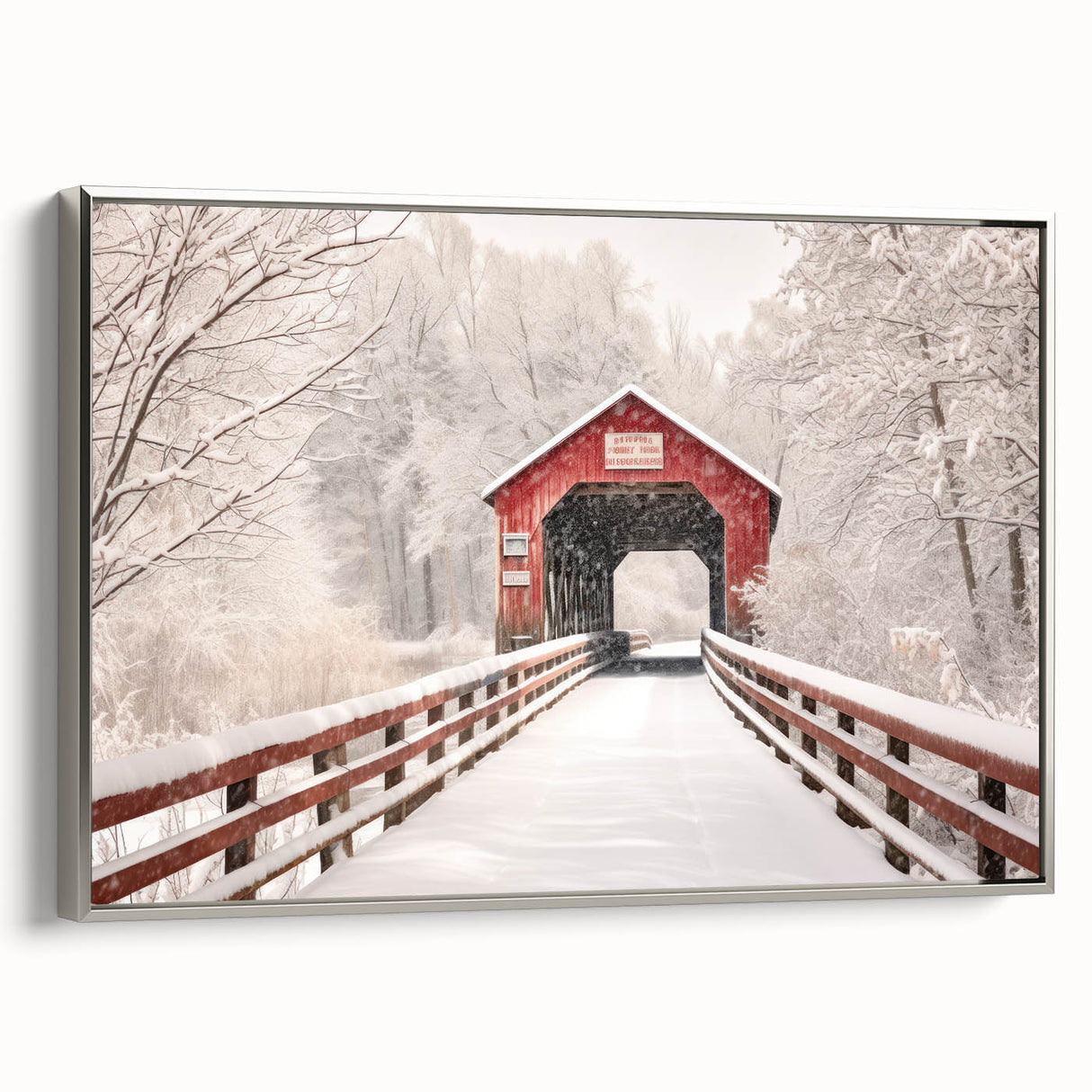 Framed canvas of a vintage landscape painting featuring colorful art with black accents, ideal for living room decor.