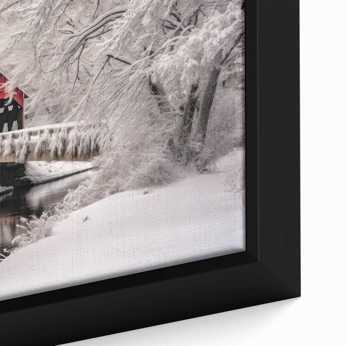 Framed canvas featuring textured black wall art with colorful abstract patterns, ideal for living room decor.