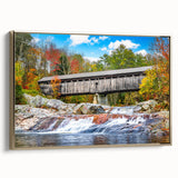 Framed canvas featuring a black and white vintage landscape painting, ideal for bedroom wall art.