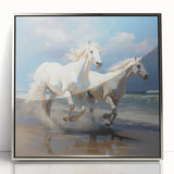 Framed acrylic artwork showcasing a modern silver abstract design, highlighted by a sleek front view that enhances its elegance and contemporary appeal.