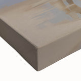 Close-up of a stretched canvas showcasing vibrant African wall art, highlighting intricate designs and rich colors, perfect for home decor and cultural expression.