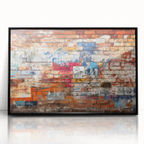 Large abstract wall art on acrylic, featuring swirling blue and gray tones, framed and suitable for modern living room decor.