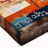 Large art of a serene landscape painting in black and white on stretched canvas, suitable for bedroom wall decor.