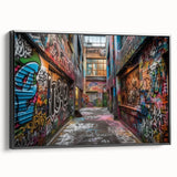 Black and white landscape art painting on framed canvas, featuring a serene nature scene, ideal for bedroom wall decor.