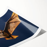 Rolled canvas print showcasing vibrant African tribal wall art design, featuring rich colors and intricate patterns, securely packaged in a protective cardboard tube.