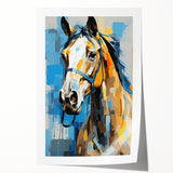 Rolled canvas print showcasing vibrant African tribal art with intricate patterns, carefully rolled and secured in a protective cardboard tube for safe shipping.