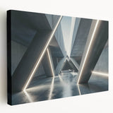 Large abstract canvas art featuring swirls of blue and white, ideal for kitchen wall decor.