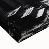 Large art canvas featuring a black and white landscape painting with detailed trees, ideal for bedroom wall decor.