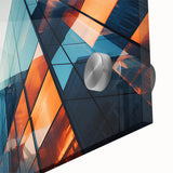 Large abstract wall art in muted earth tones on acrylic, ideal for dining room ambiance.