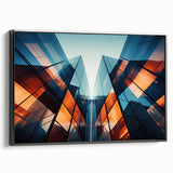 Framed canvas of a black and white vintage landscape painting, suitable for bedroom wall art.