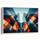 Framed canvas featuring a grayscale vintage landscape painting, ideal for bedroom wall art.