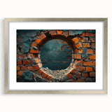 Textured abstract art print in silver frame, featuring dynamic swirls in monochrome shades.