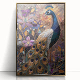 Framed acrylic artwork showcasing a stunning gold abstract design, prominently displayed from the front, ideal for modern decor and art enthusiasts.