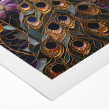Rolled canvas showcasing vibrant African tribal wall art with intricate patterns and rich colors, securely packaged in a durable cardboard tube for safe shipping.