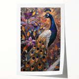 Rolled print of vibrant African wall art featuring intricate tribal patterns, displayed in a protective cardboard tube, ideal for home decor and cultural aesthetics.