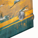 Close-up of a vibrant acrylic glass panel showcasing a textured surface with intricate patterns, emphasizing clarity and color depth for modern decor.