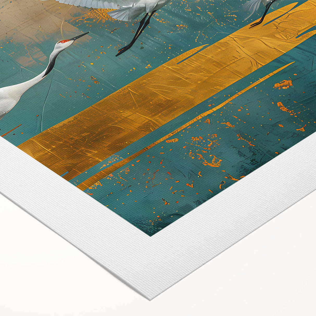 Rolled canvas showcasing vibrant African tribal wall art, featuring intricate patterns and rich colors, securely packaged in a protective cardboard tube.