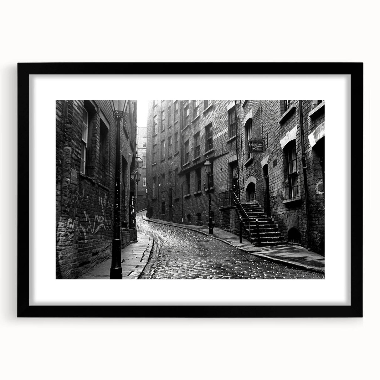 Extra large abstract art print featuring vibrant, colorful textures on a framed black canvas, ideal for living room decor.