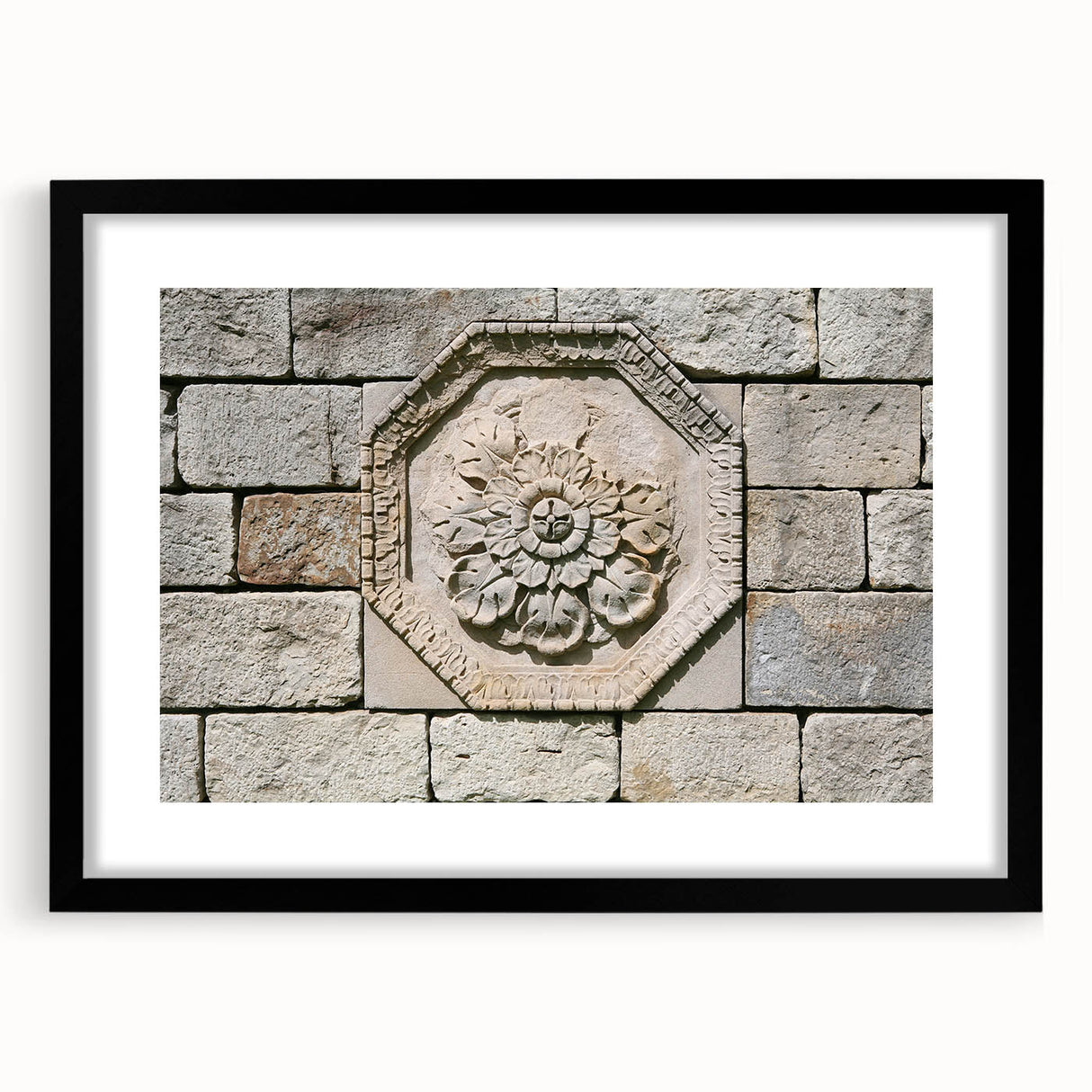 Extra large, textured abstract art print featuring vibrant multicolored swirls on a framed canvas.