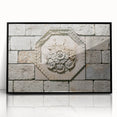 Large abstract wall art on acrylic featuring swirling blue and gray patterns, framed, ideal for modern living room decor.