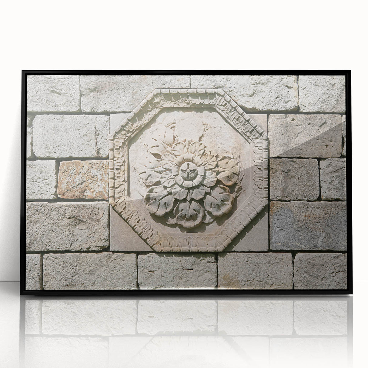 Large abstract wall art on acrylic featuring swirling blue and gray patterns, framed, ideal for modern living room decor.