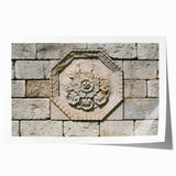 Extra large rolled canvas print featuring a vibrant floral design, ideal for art wall dining room or bathroom decor.