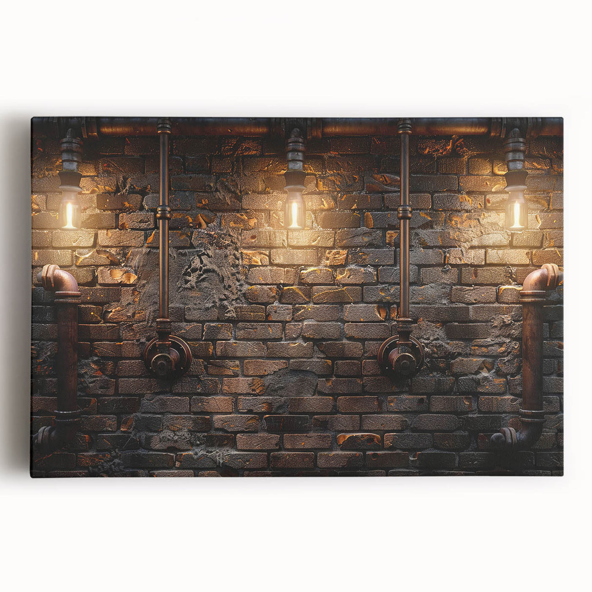 Black and white abstract design on large stretched canvas, ideal for kitchen wall art.