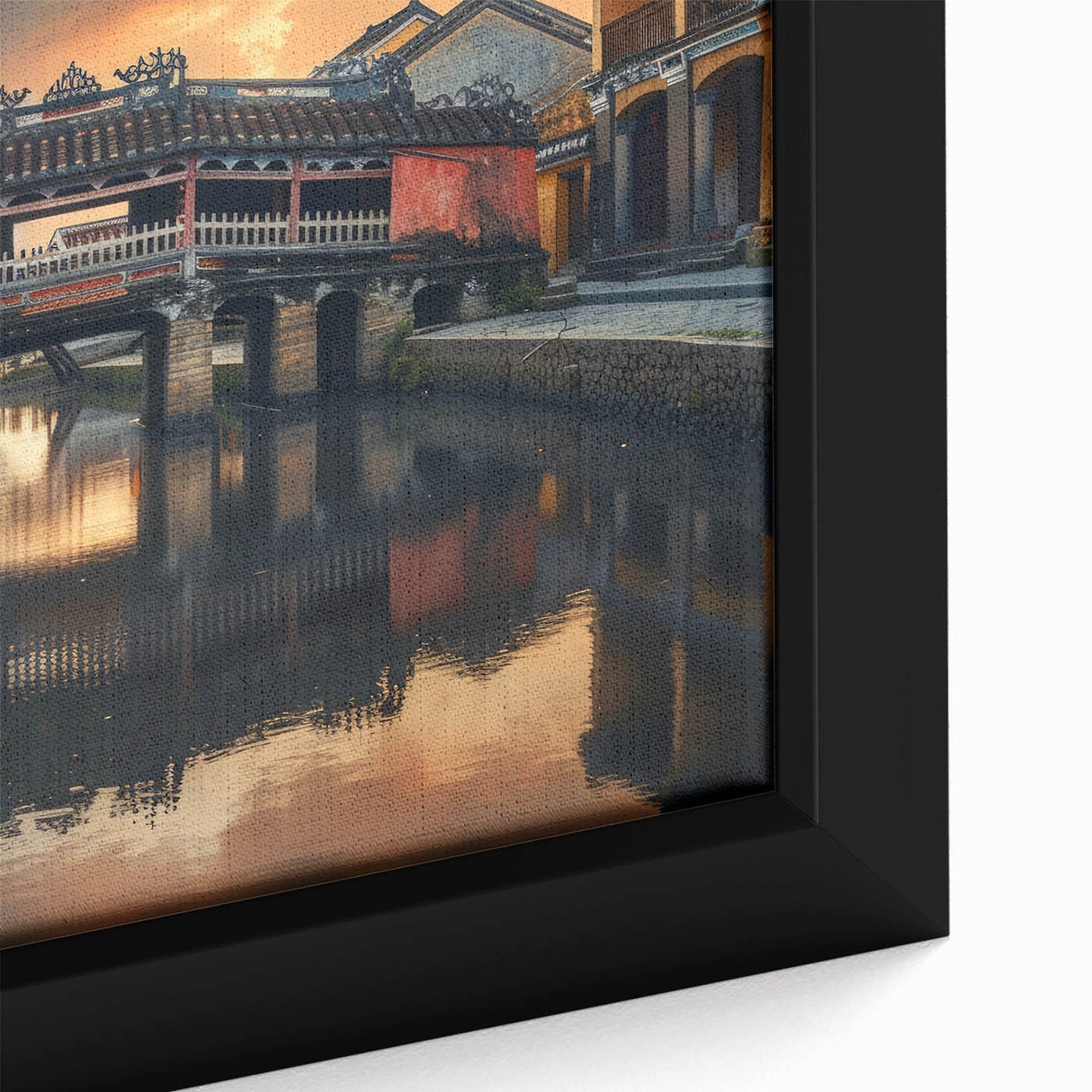 Extra large framed canvas featuring textured black wall art with colorful abstract patterns, suitable for living room decor.