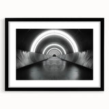 Extra large abstract art print featuring vibrant, colorful textures on a framed canvas, ideal for living room decor.