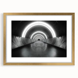 Textured abstract art print in warm gold and brown tones on a framed canvas, ideal for bedroom ambiance.