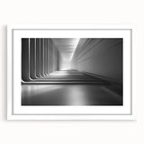 Textured abstract art print in neutral beige and white tones on a framed canvas, suitable for bedroom wall decor.