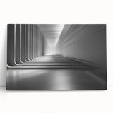 Large black and white abstract art on stretched canvas, ideal for kitchen wall art or bedroom ambiance.