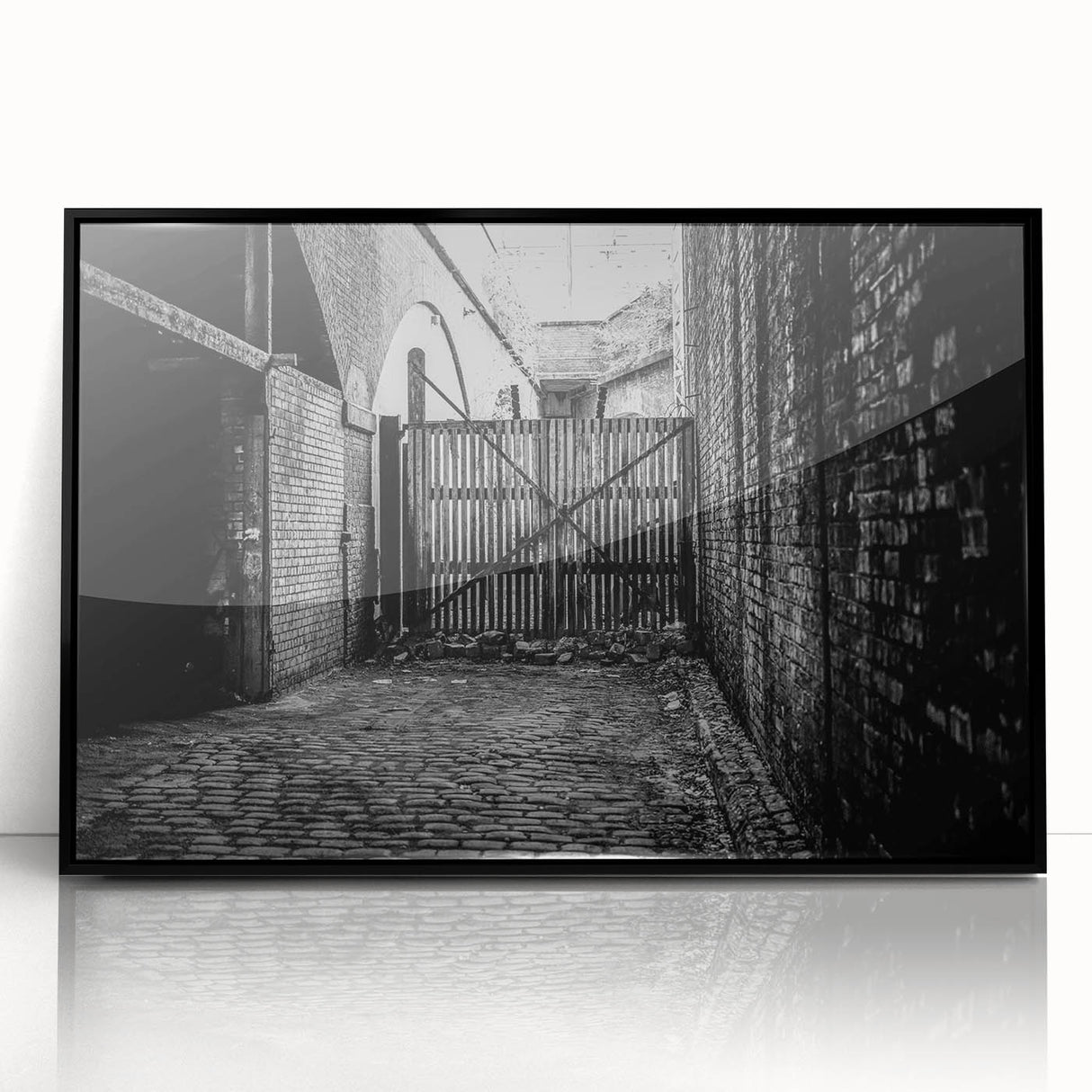 Large abstract wall art in mid-century modernist style.