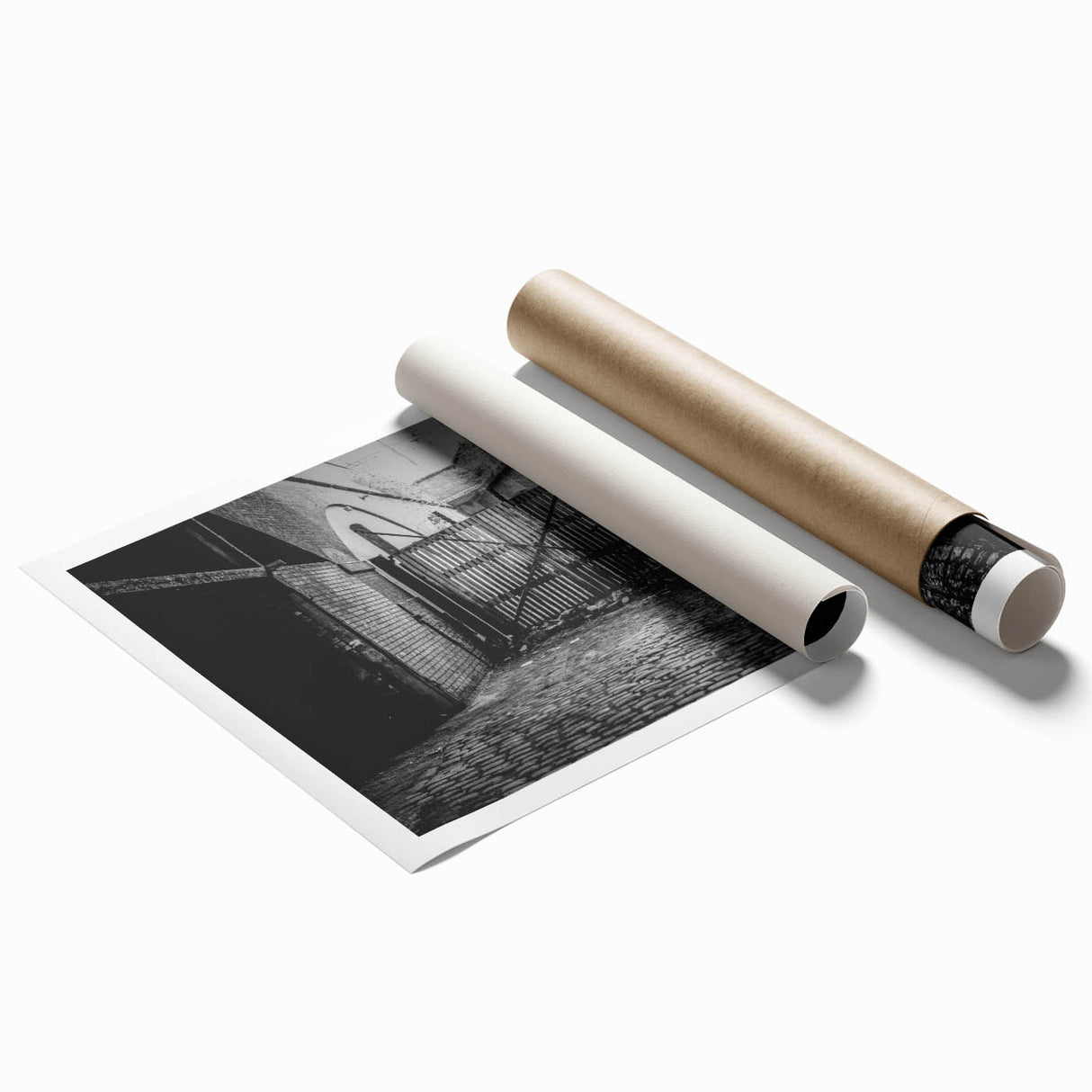 Extra large rolled canvas with floral art in pastel shades, ideal for classy bathroom or large living room wall art.