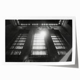 Extra large rolled canvas print of vibrant floral art in shades of red and pink, ideal for dining room wall decor.