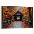 Black and white landscape art painting on framed canvas, depicting a serene rural scene, ideal for bedroom wall decor.