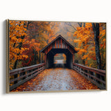 Framed canvas landscape painting depicting a serene river scene in muted gold and black tones, suitable for bedroom wall art.