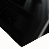 Large art of a black and white landscape painting on stretched canvas, ideal for bedroom wall decor.