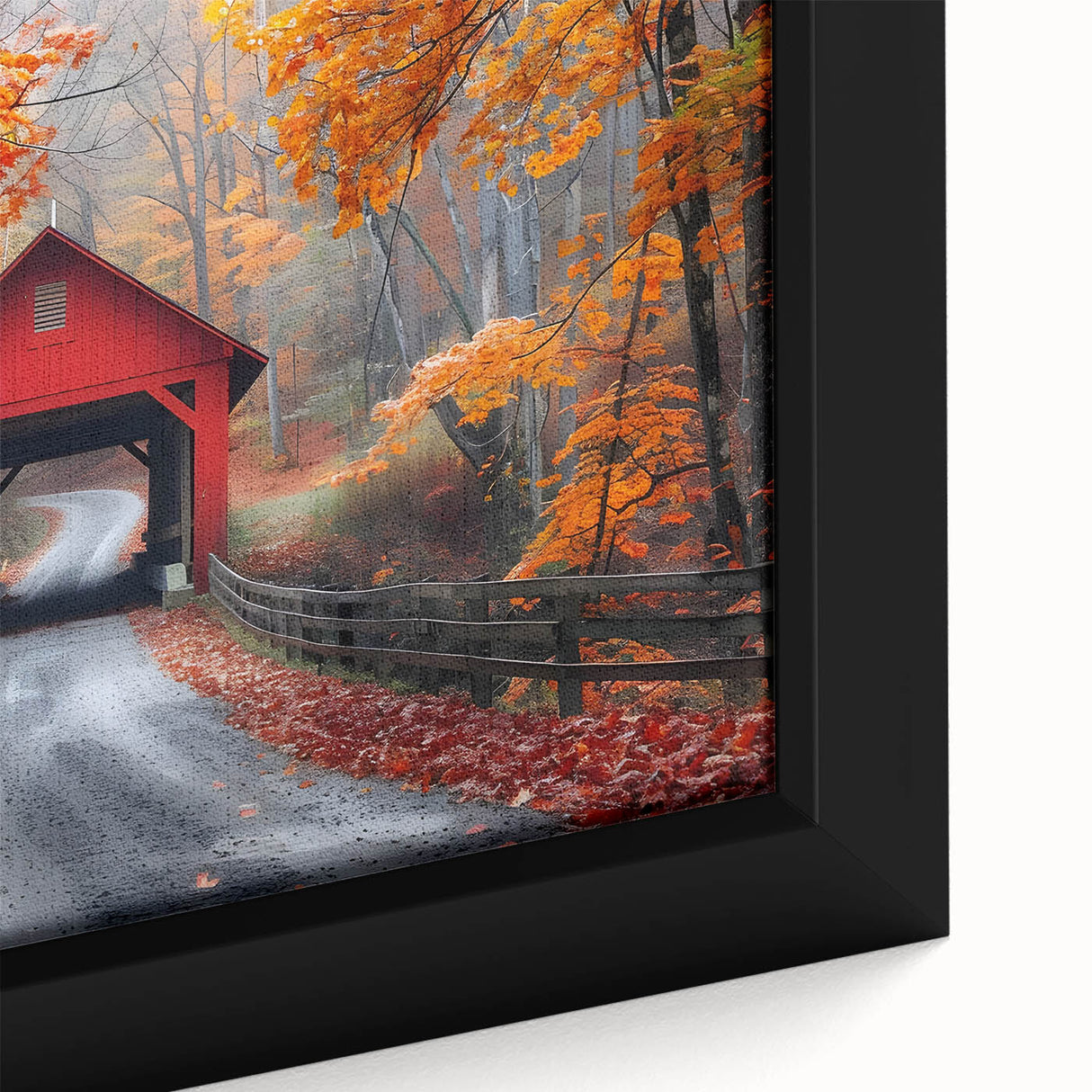 Extra large framed canvas of black wall art featuring a colorful, textured abstract design, ideal for living room decor.