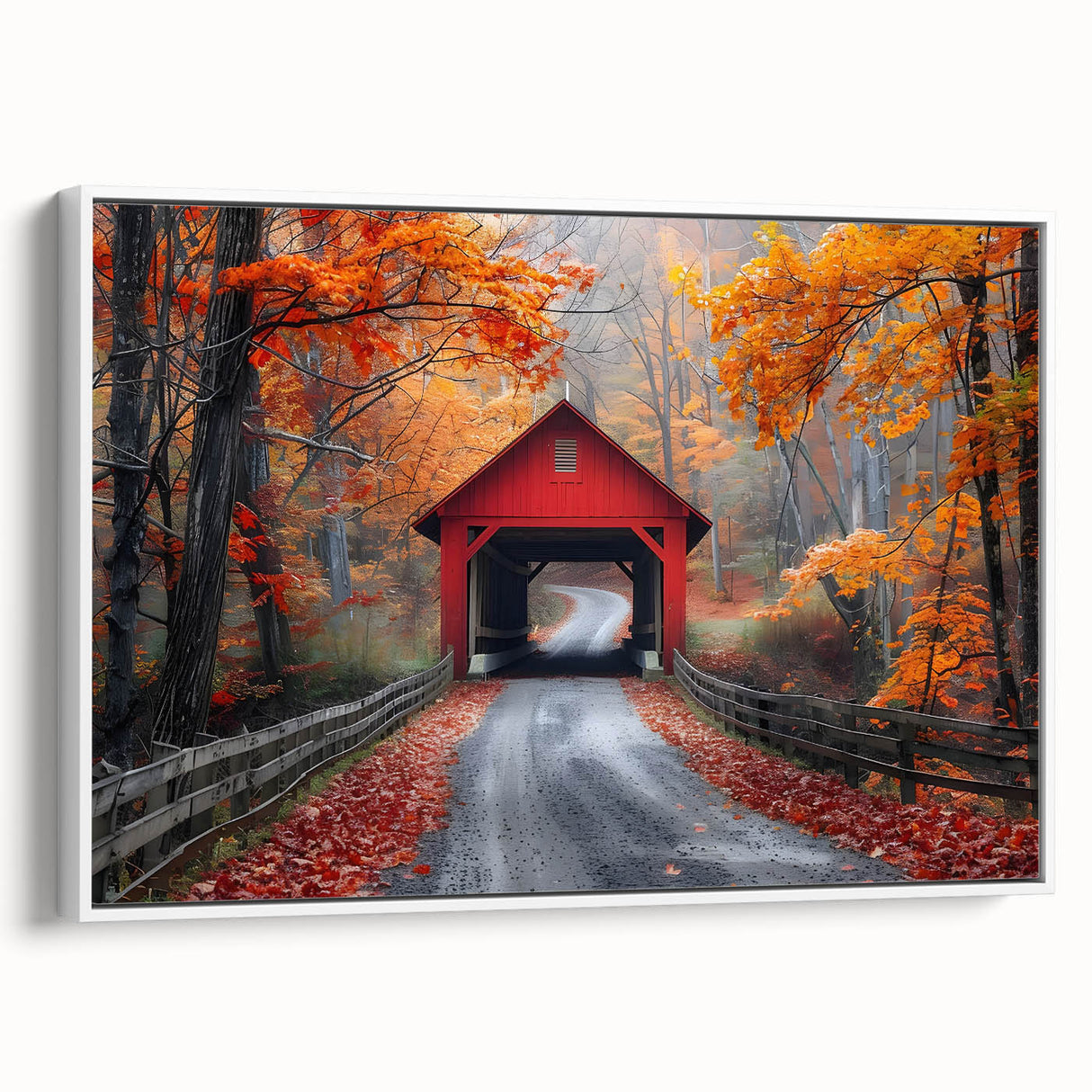 Extra large framed canvas featuring a vintage poster art of colorful abstract design, ideal for living room ambiance.