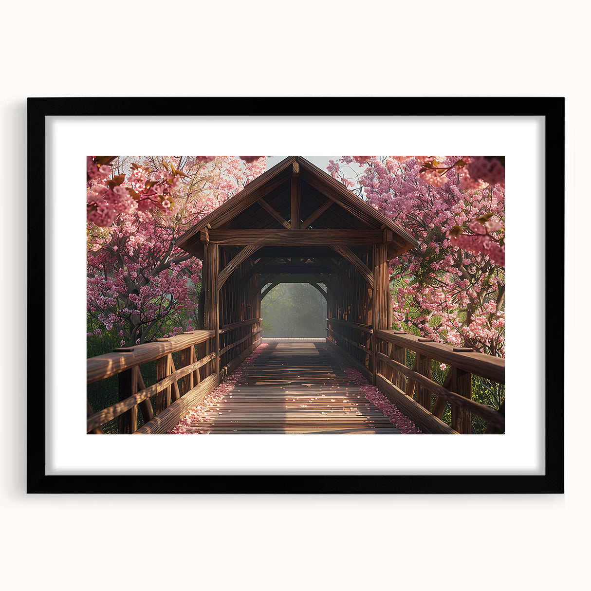 Extra large abstract art print featuring a textured mix of vibrant colors on a black framed canvas.