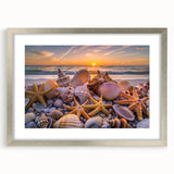 Textured abstract art print in neutral tones on framed canvas, ideal for modern bedroom ambiance.