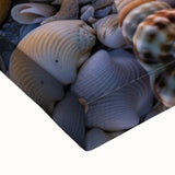 Black and white abstract pattern on a stretched canvas, ideal for kitchen wall art or bedroom ambiance.